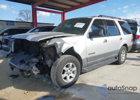 2007 Ford Expedition Xlt z USA, uszkodzony, nr VIN 1FMFU15567LA68817